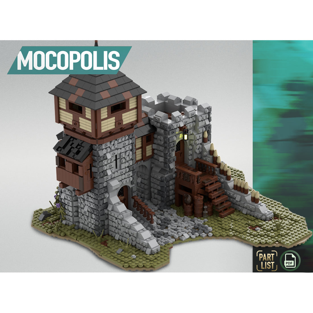 MOC-76512 MOC Medieval Fortress | lesdiy.com