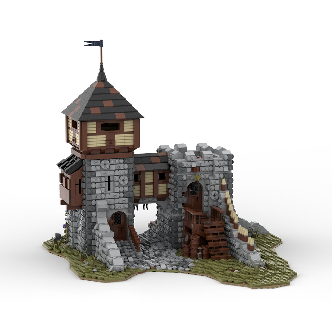 MOC-76512 MOC Medieval Fortress | lesdiy.com