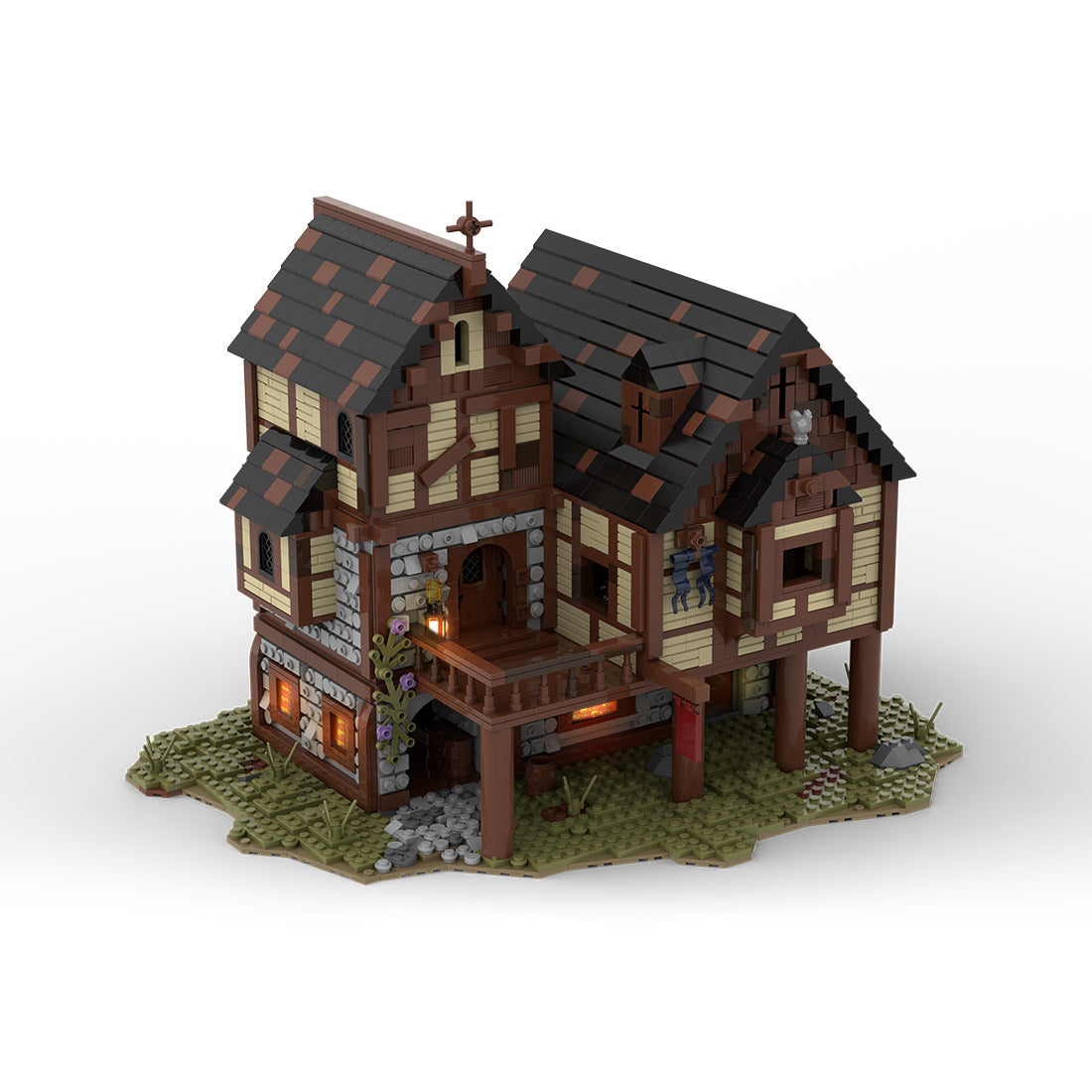 MOC-76694 Medieval  House | lesdiy.com