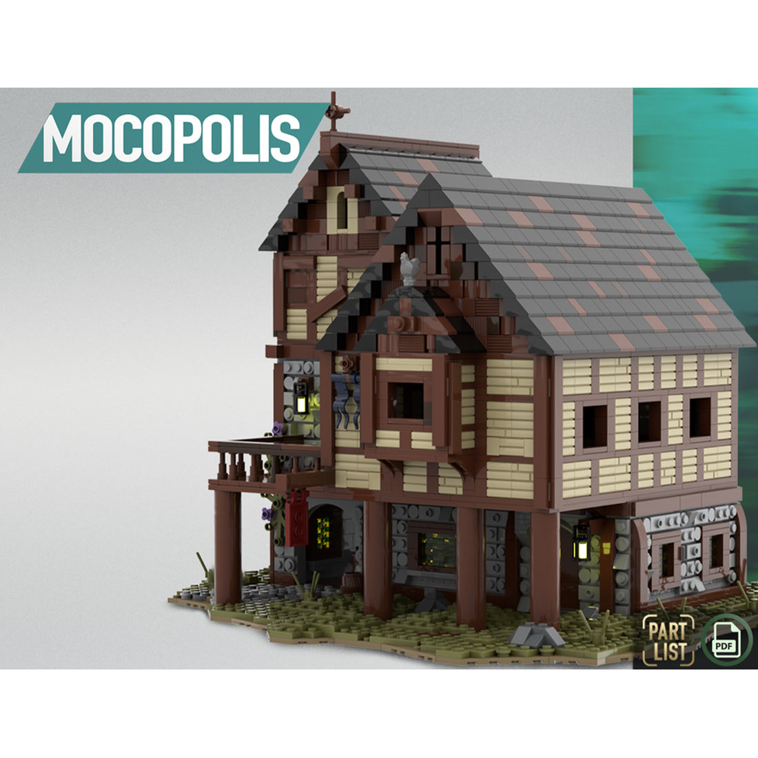 MOC-76694 Medieval  House | lesdiy.com