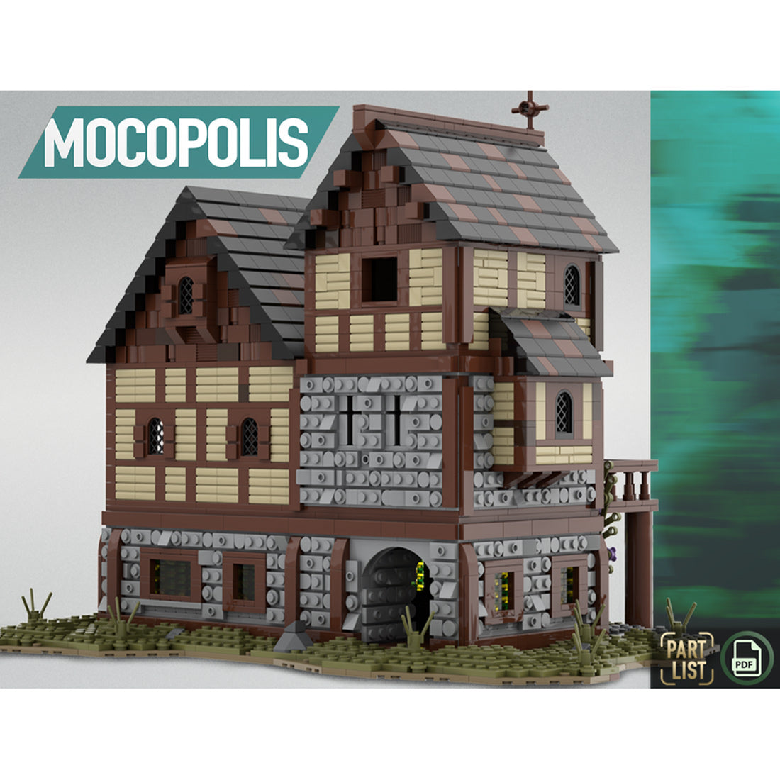 MOC-76694 Medieval  House | lesdiy.com