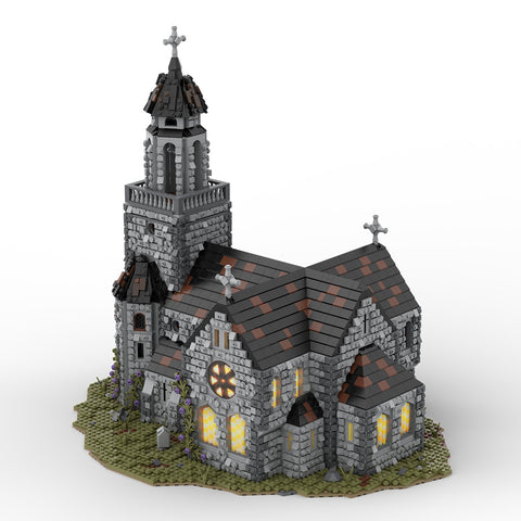 MOC-76813 MOC Medieval Cathedral | lesdiy.com