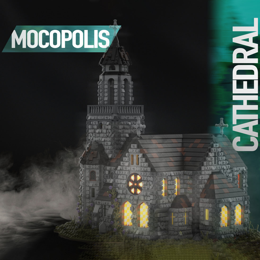 MOC-76813 MOC Medieval Cathedral | lesdiy.com