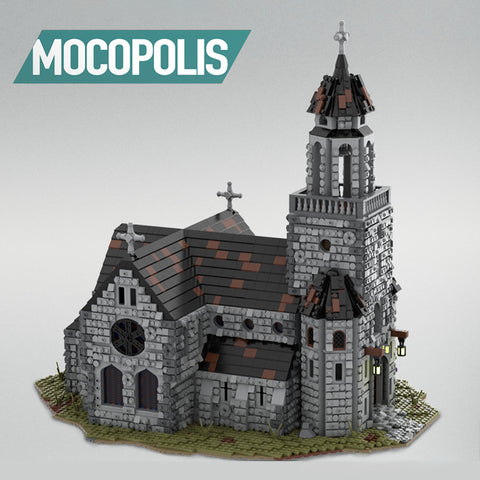 MOC-76813 MOC Medieval Cathedral | lesdiy.com