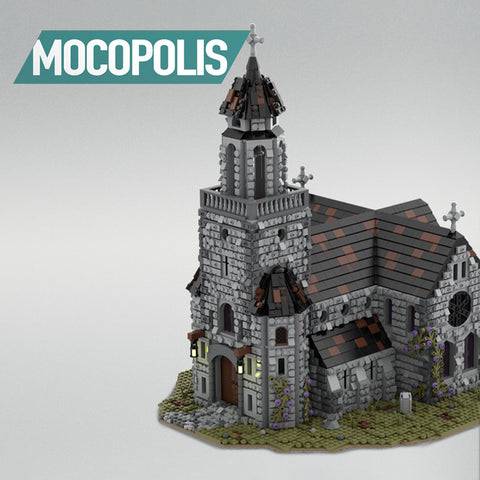 MOC-76813 MOC Medieval Cathedral | lesdiy.com