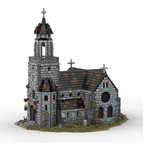 MOC-76813 MOC Medieval Cathedral | lesdiy.com