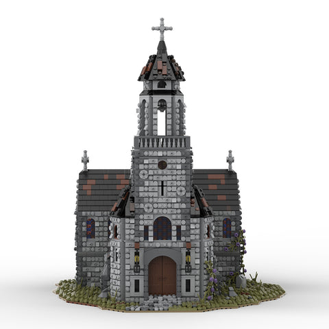 MOC-76813 MOC Medieval Cathedral | lesdiy.com