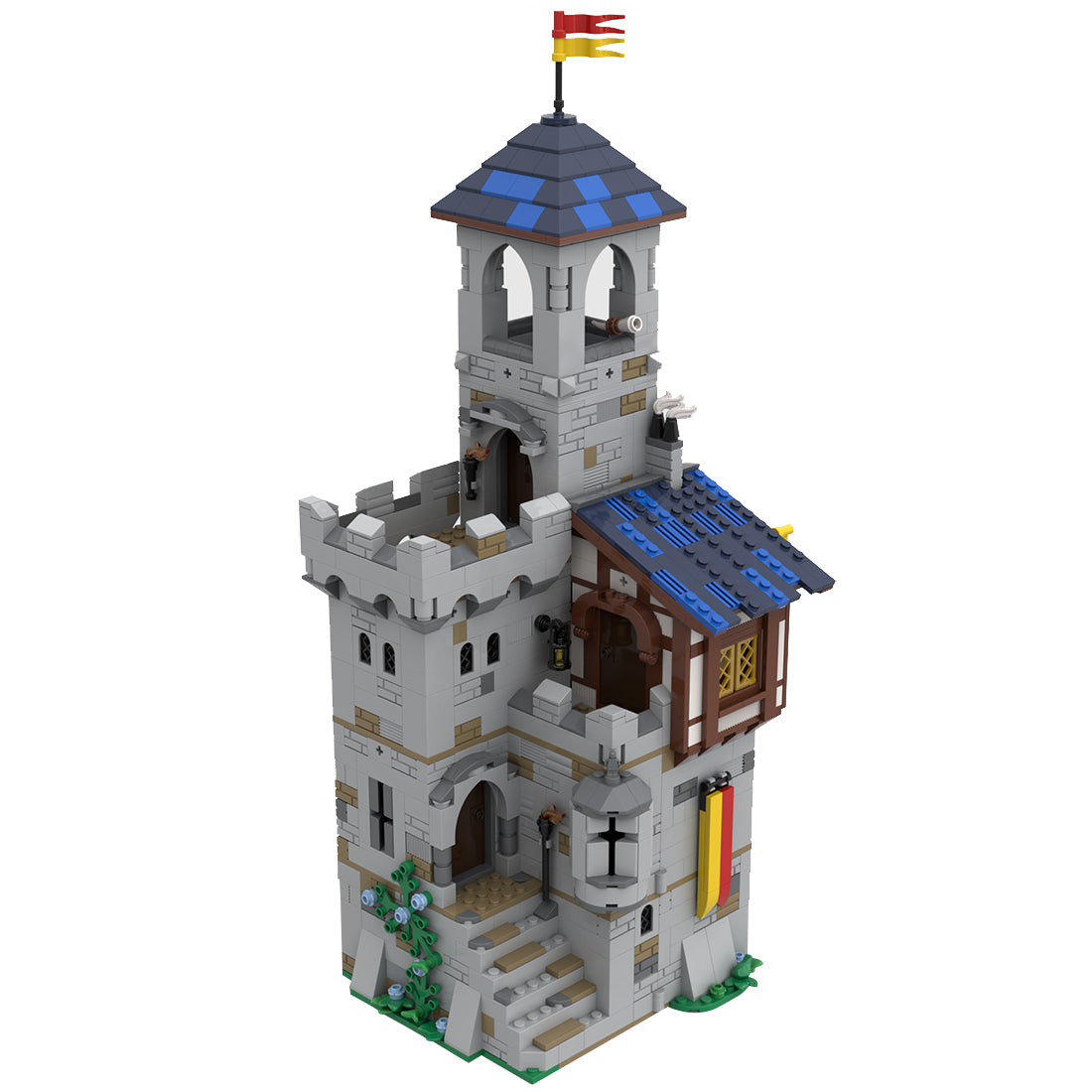 MOC-92106 Modular Castle's Keep | lesdiy.com