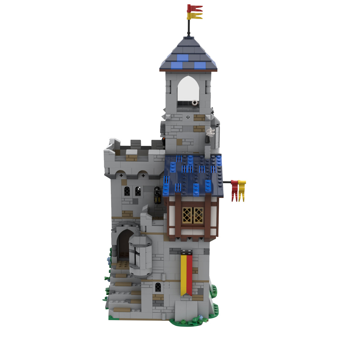 MOC-92106 Modular Castle's Keep | lesdiy.com