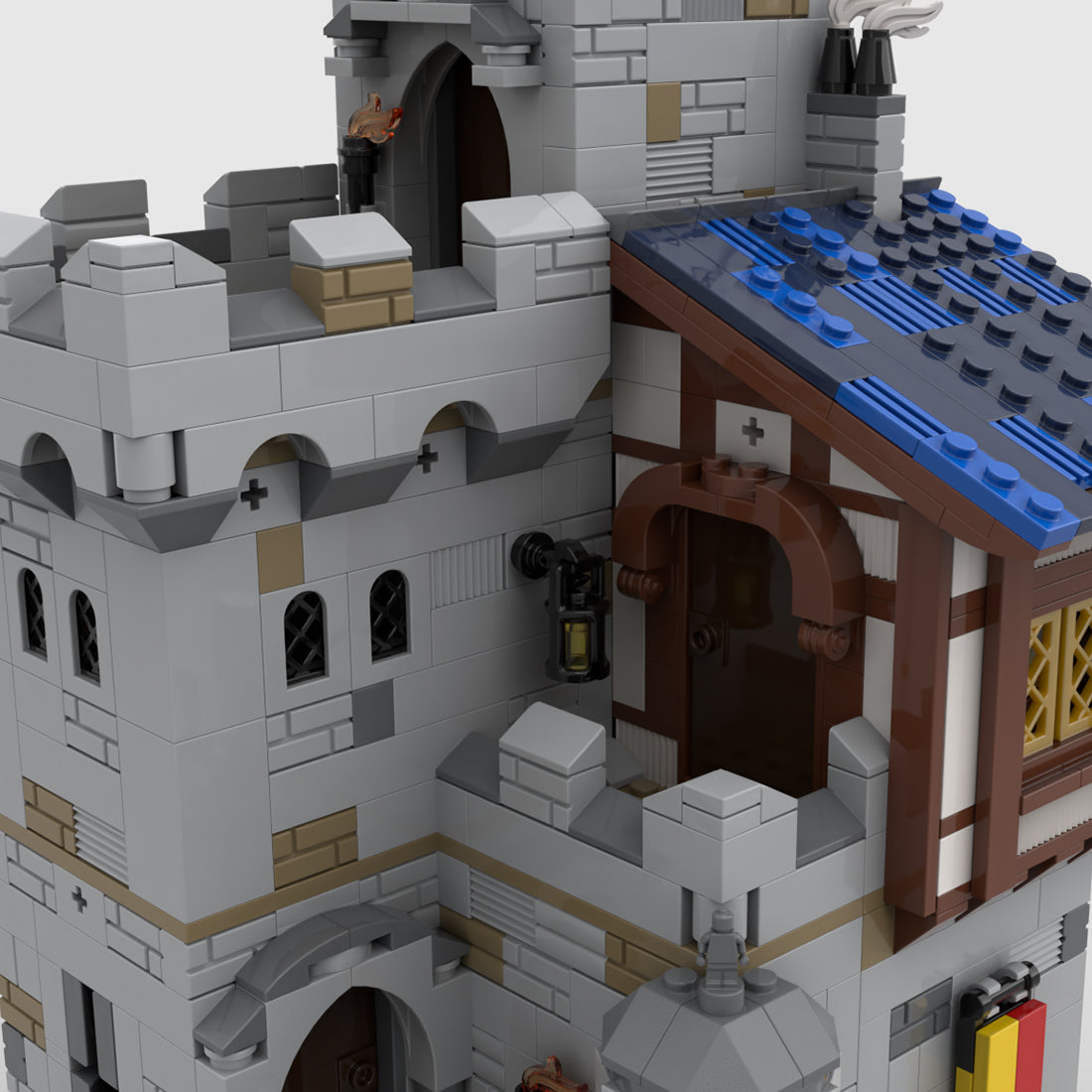 MOC-92106 Modular Castle's Keep | lesdiy.com