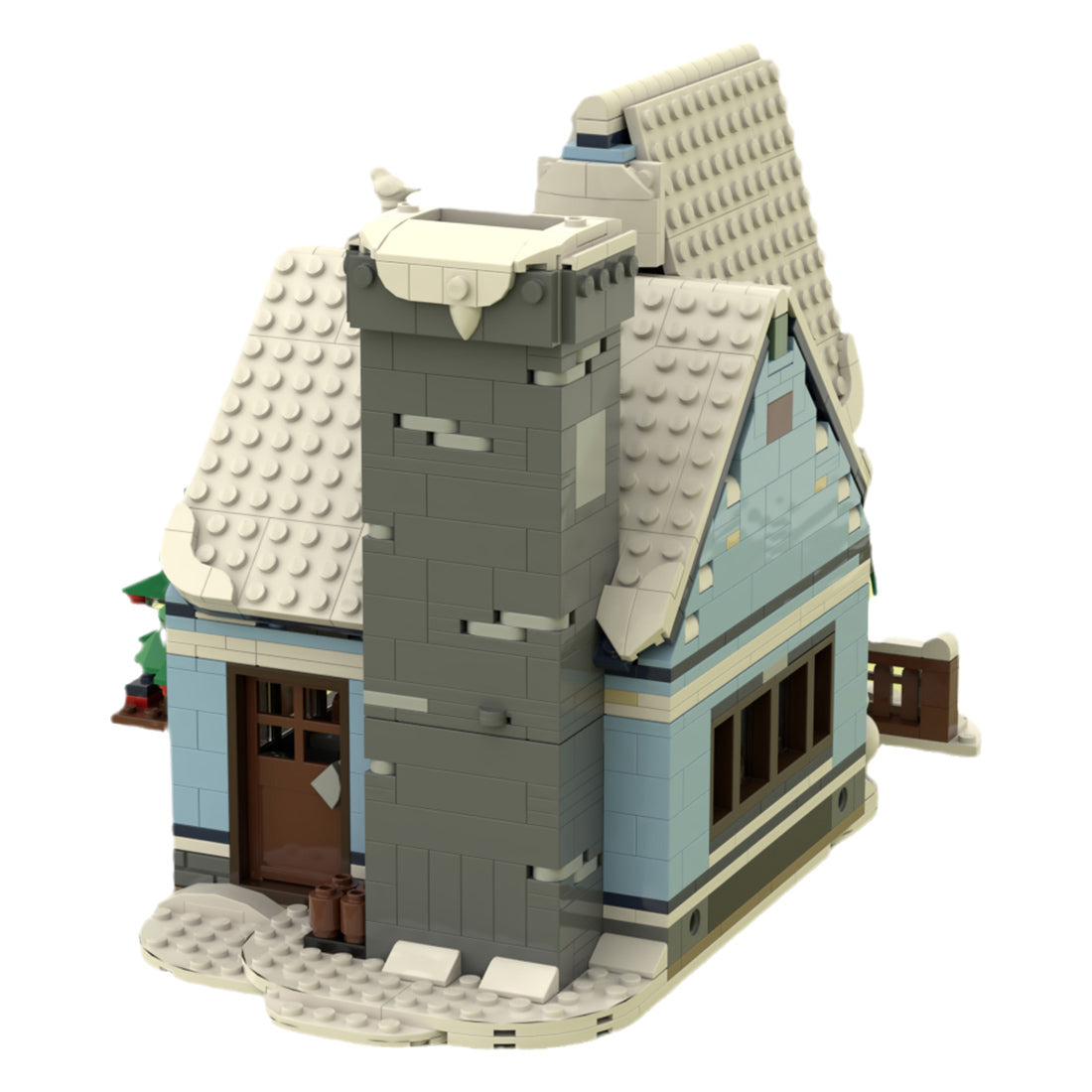 MOC-92758 Winter Cabin | LesDiy