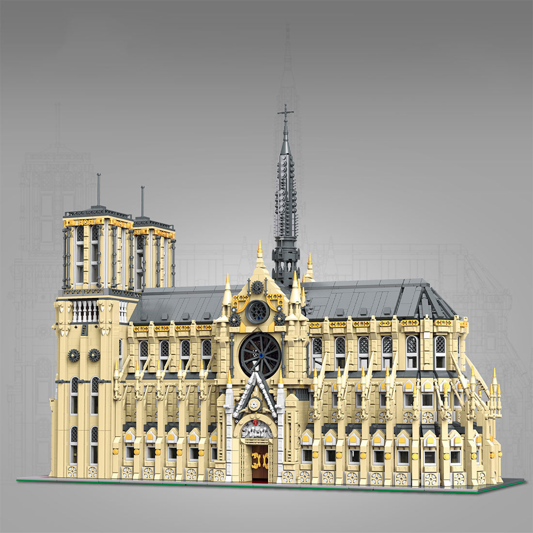 Notre-Dame Cathedral Assembly Toy Building | lesdiy.com