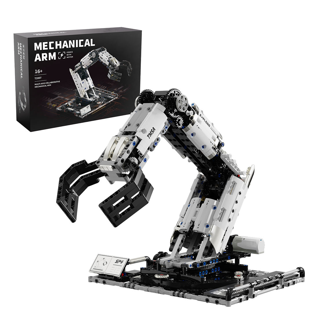 Programmable Multi-Axis Robotic Arm Building Blocks Set | lesdiy.com