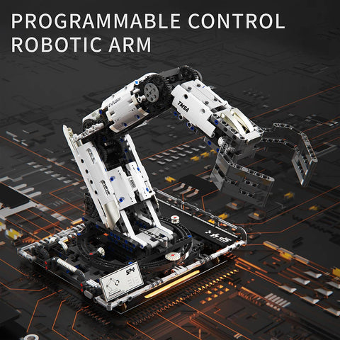 Programmable Multi-Axis Robotic Arm Building Blocks Set | lesdiy.com