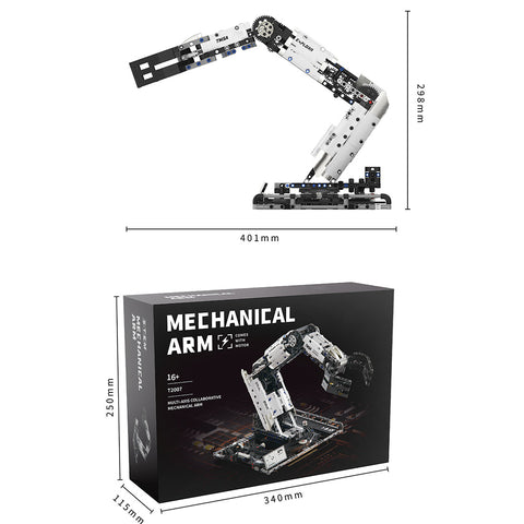 Programmable Multi-Axis Robotic Arm Building Blocks Set | lesdiy.com