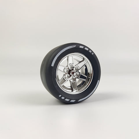 Racing Printed Slick Tire of 4 Slick Tires and 4 Rims | lesdiy.com