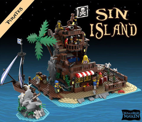 MOC-160691 Sin-Island Medieval Pirate Island