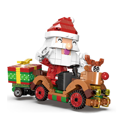 Santa Claus Reindeer Car