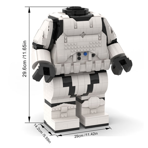 MOC-87398 Storm Trooper Mega Figure Body