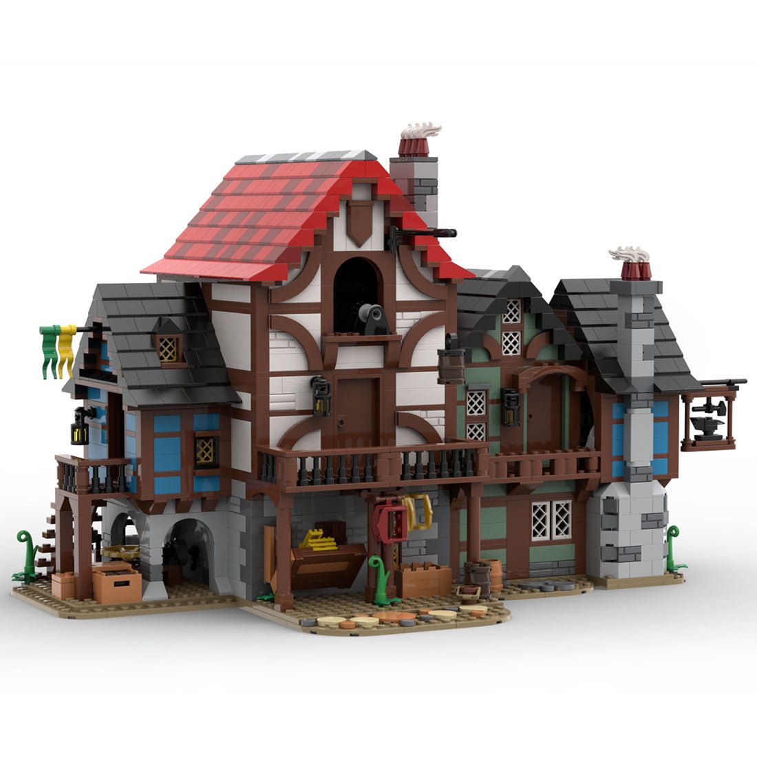 Medieval Alley's Inn Model Village Theme - LesDiy