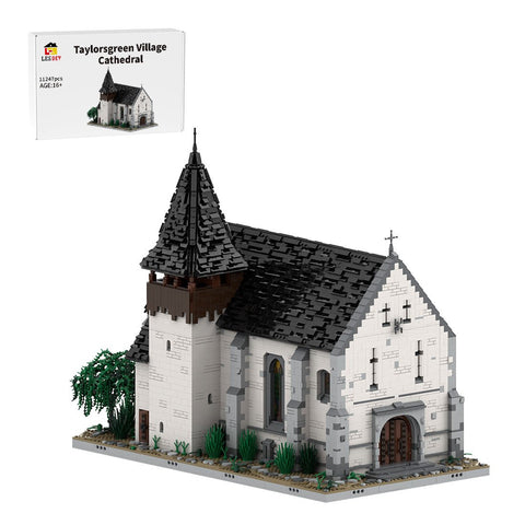 Medieval Taylorsgreen Village Cathedral Building Blocks - LesDiy - Building Blocks