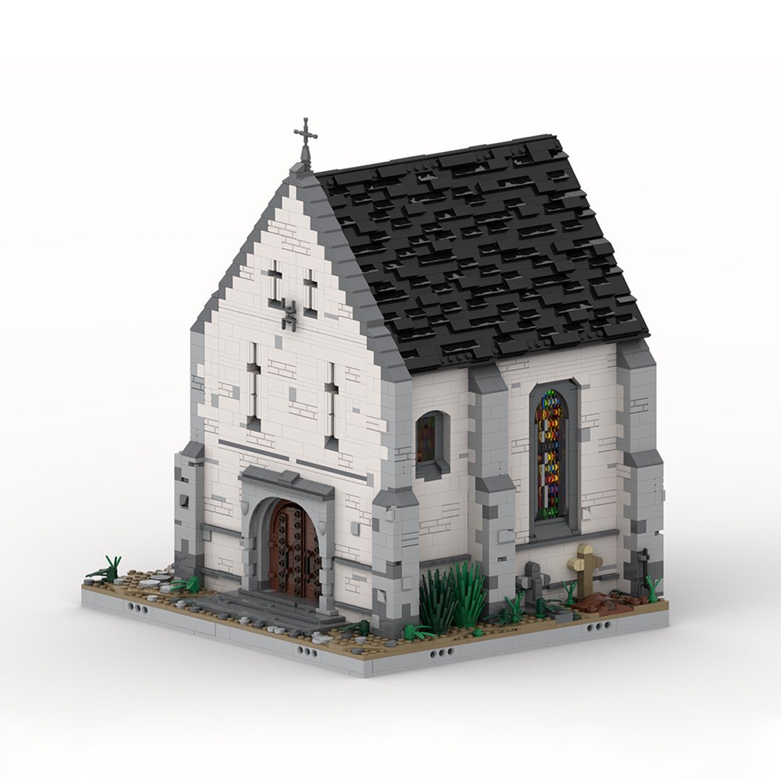 Medieval Taylorsgreen Village Cathedral Building Blocks - LesDiy - Building Blocks