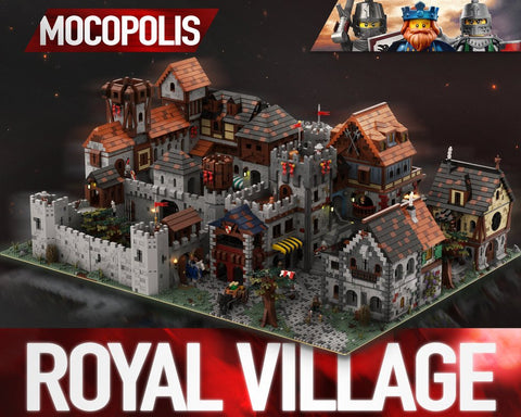 MOC - 100133 Medieval Royal Village - LesDiy