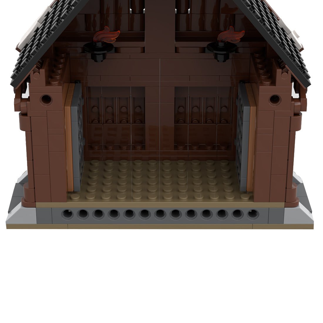 MOC - 104429 The Viking God House Medieval Building Blocks - LesDiy