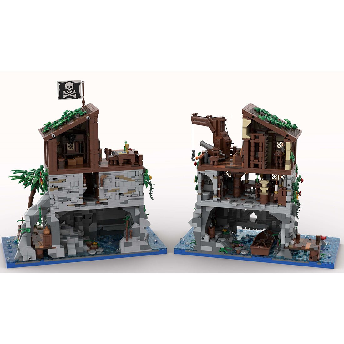 MOC - 105796 Medieval Pirate Skull Island - LesDiy