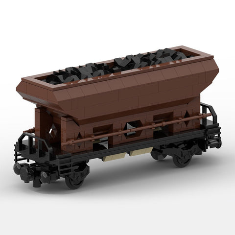 MOC - 108963 BR150 Coal Wagon Train Model - LesDiy