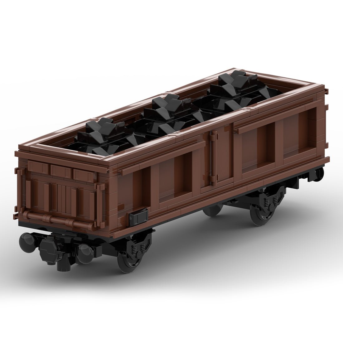 MOC - 108963 BR150 Coal Wagon Train Model - LesDiy