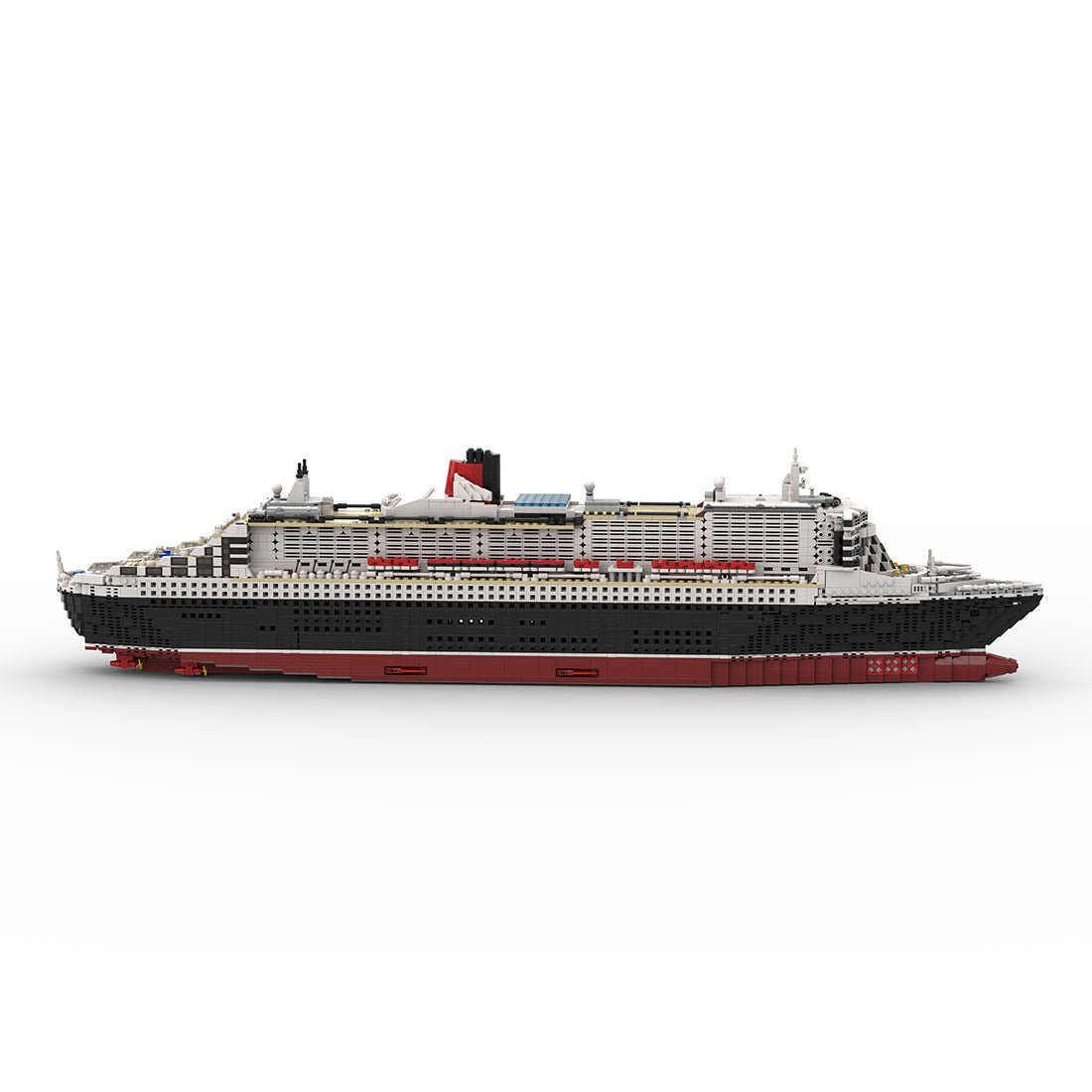 MOC - 110500 Queen Mary 2 Cruise Ship Building Blocks - LesDiy