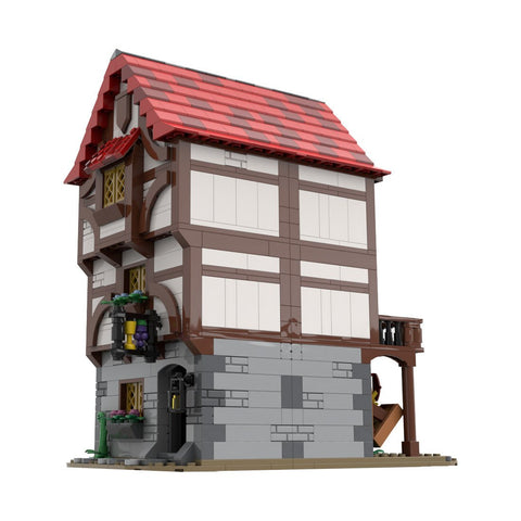 MOC - 110682 Medieval Alley's Inn - LesDiy