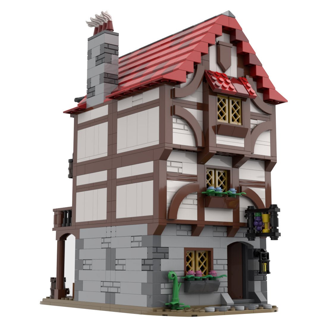 MOC - 110682 Medieval Alley's Inn - LesDiy