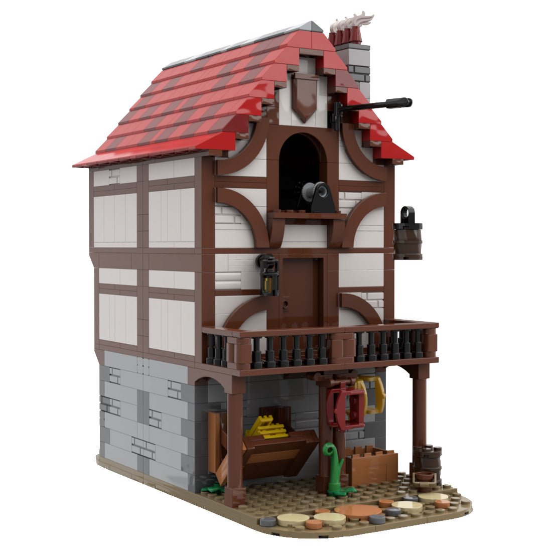 MOC - 110682 Medieval Alley's Inn - LesDiy