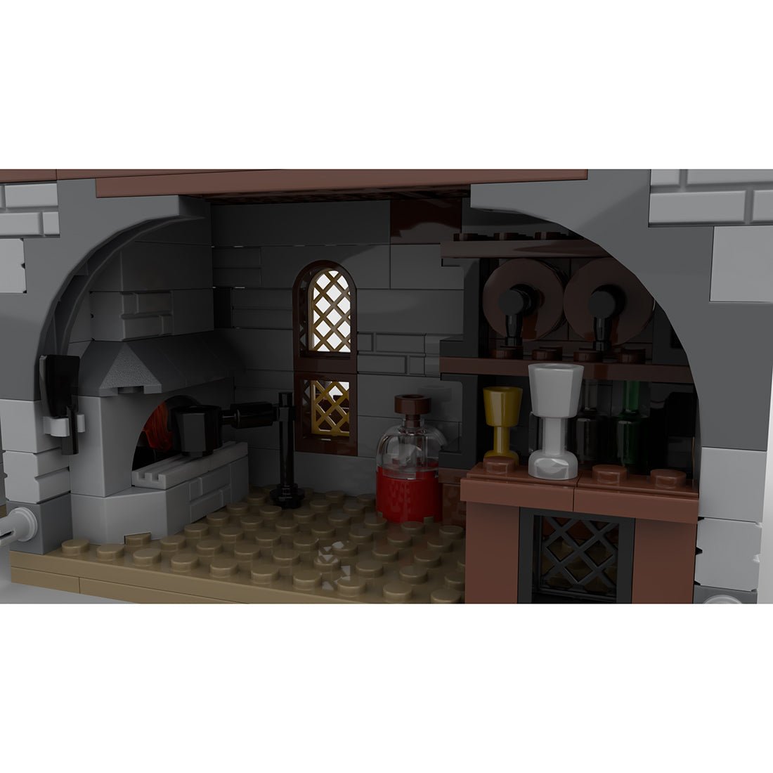 MOC - 110682 Medieval Alley's Inn - LesDiy