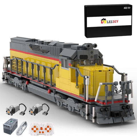 MOC - 112386 Pacific SD40T - 2 Train - LesDiy