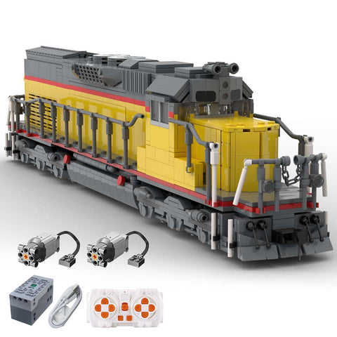 MOC - 112386 Pacific SD40T - 2 Train - LesDiy