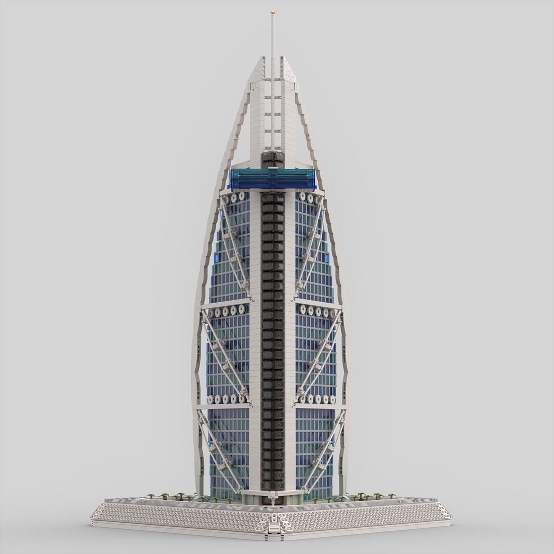 MOC - 113482 Burj Al Arab Building Blocks - LesDiy