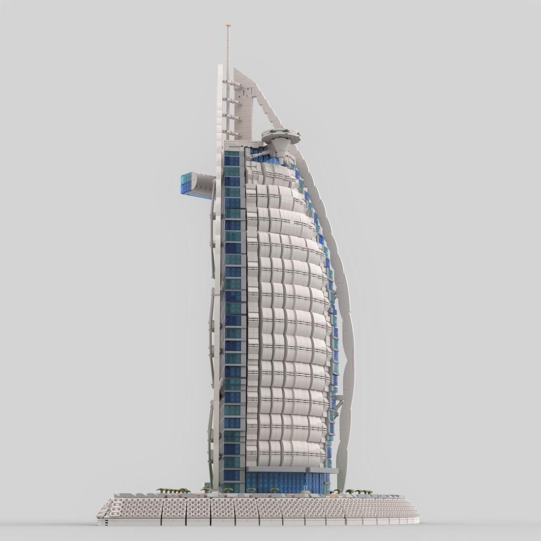 MOC - 113482 Burj Al Arab Building Blocks - LesDiy