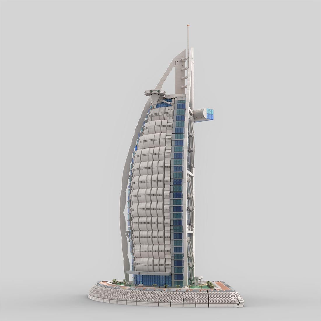 MOC - 113482 Burj Al Arab Building Blocks - LesDiy