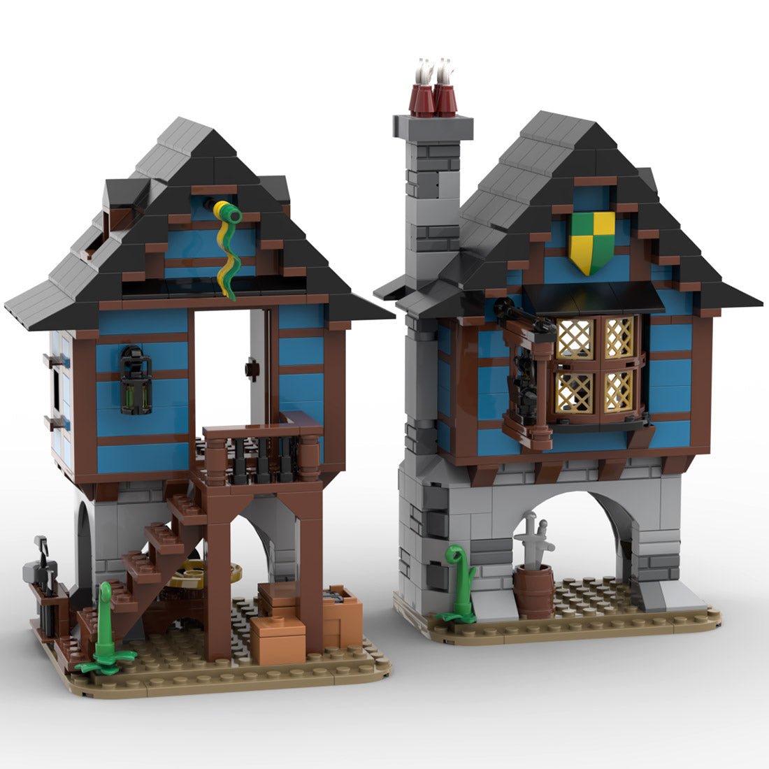 MOC - 113518 Medieval Alley's Blacksmith - LesDiy