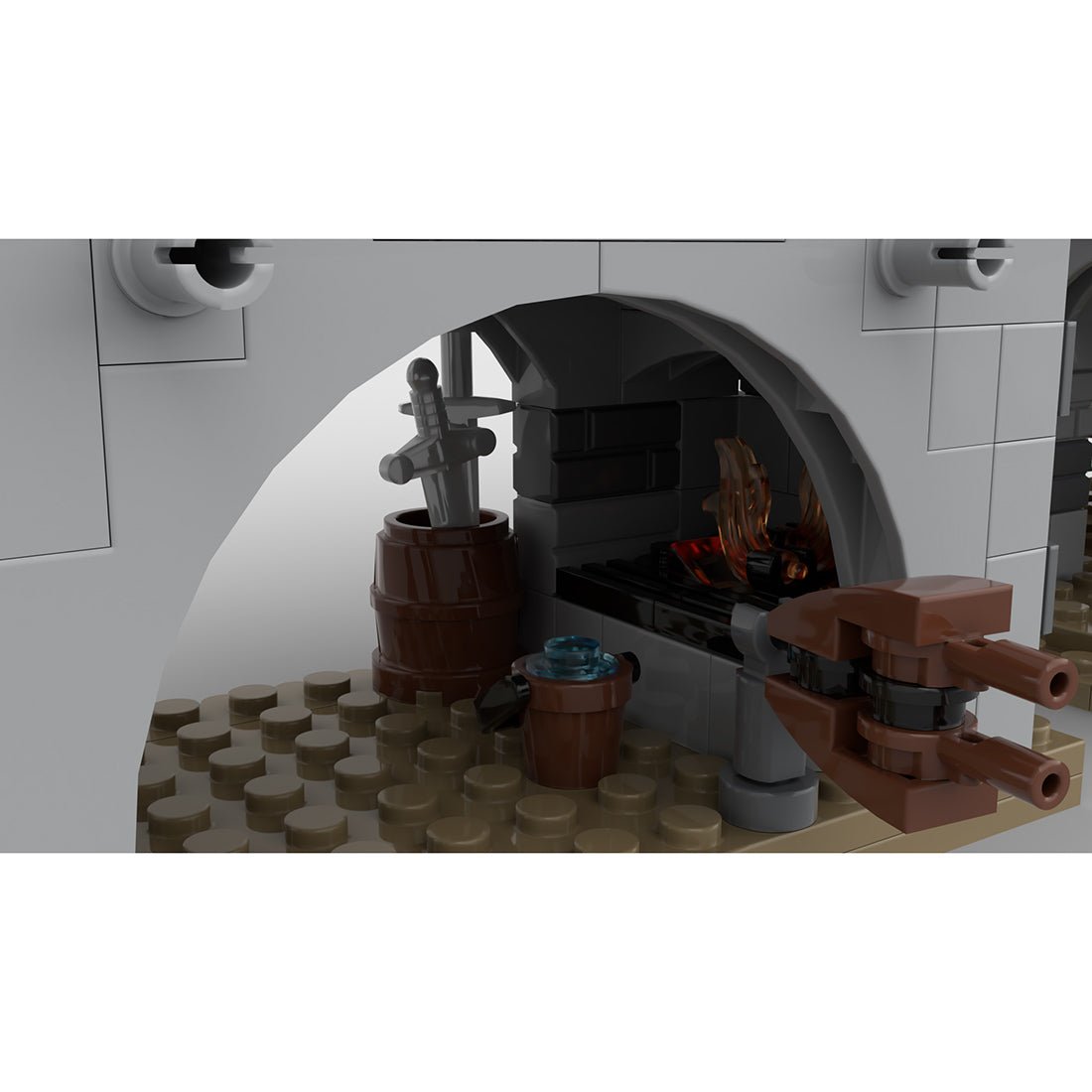 MOC - 113518 Medieval Alley's Blacksmith - LesDiy