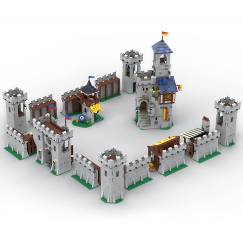 MOC - 113656 Modular Medieval Castle - LesDiy