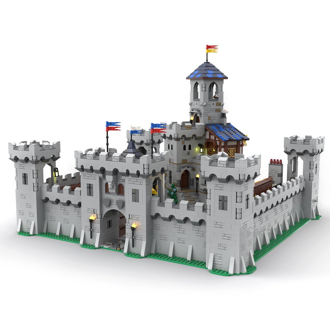 MOC - 113656 Modular Medieval Castle - LesDiy