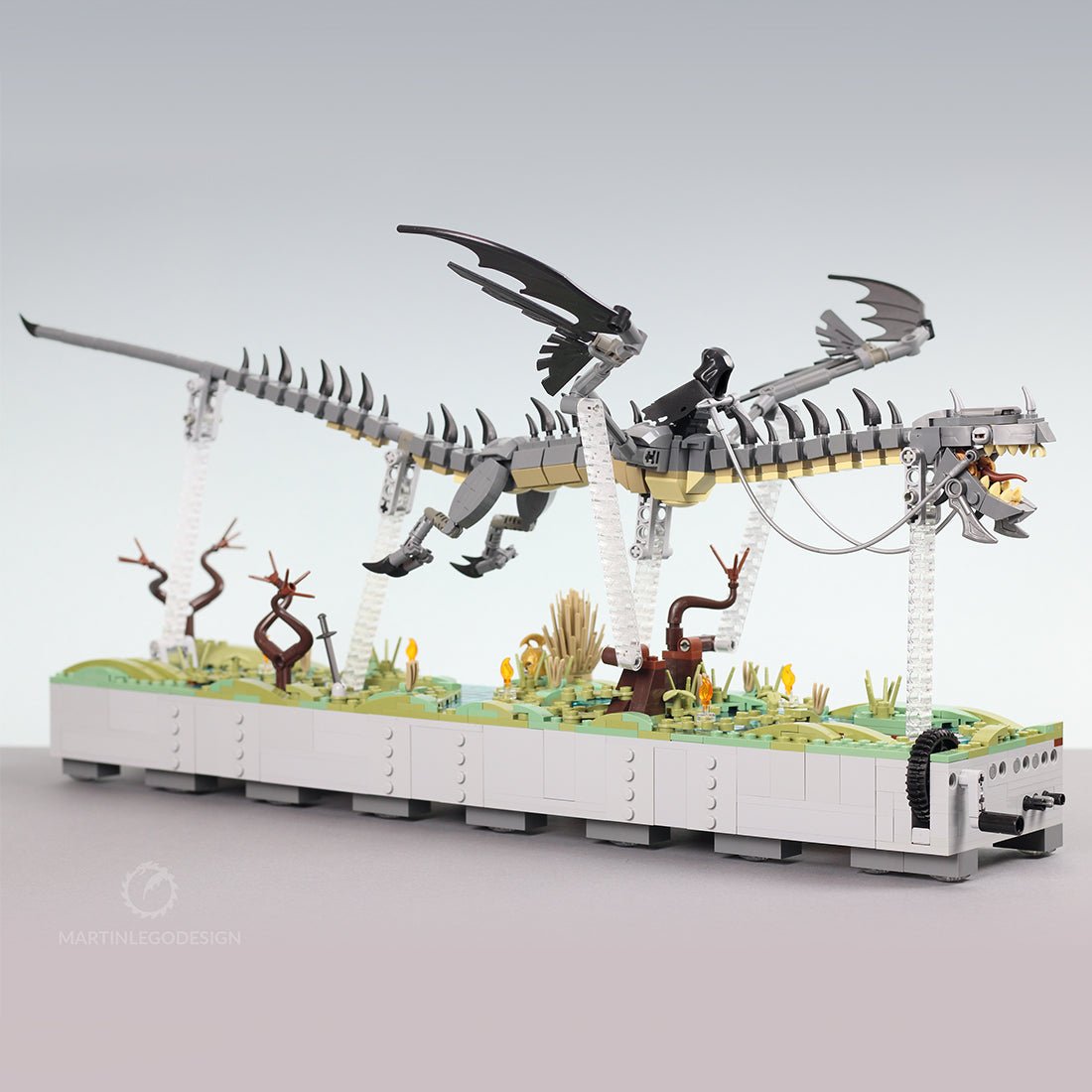 MOC - 113671 Marshes Flying Dragon - LesDiy - 