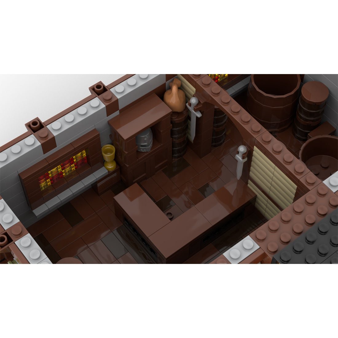 MOC - 114686 Medieval Merchant's House and Farm - LesDiy - 