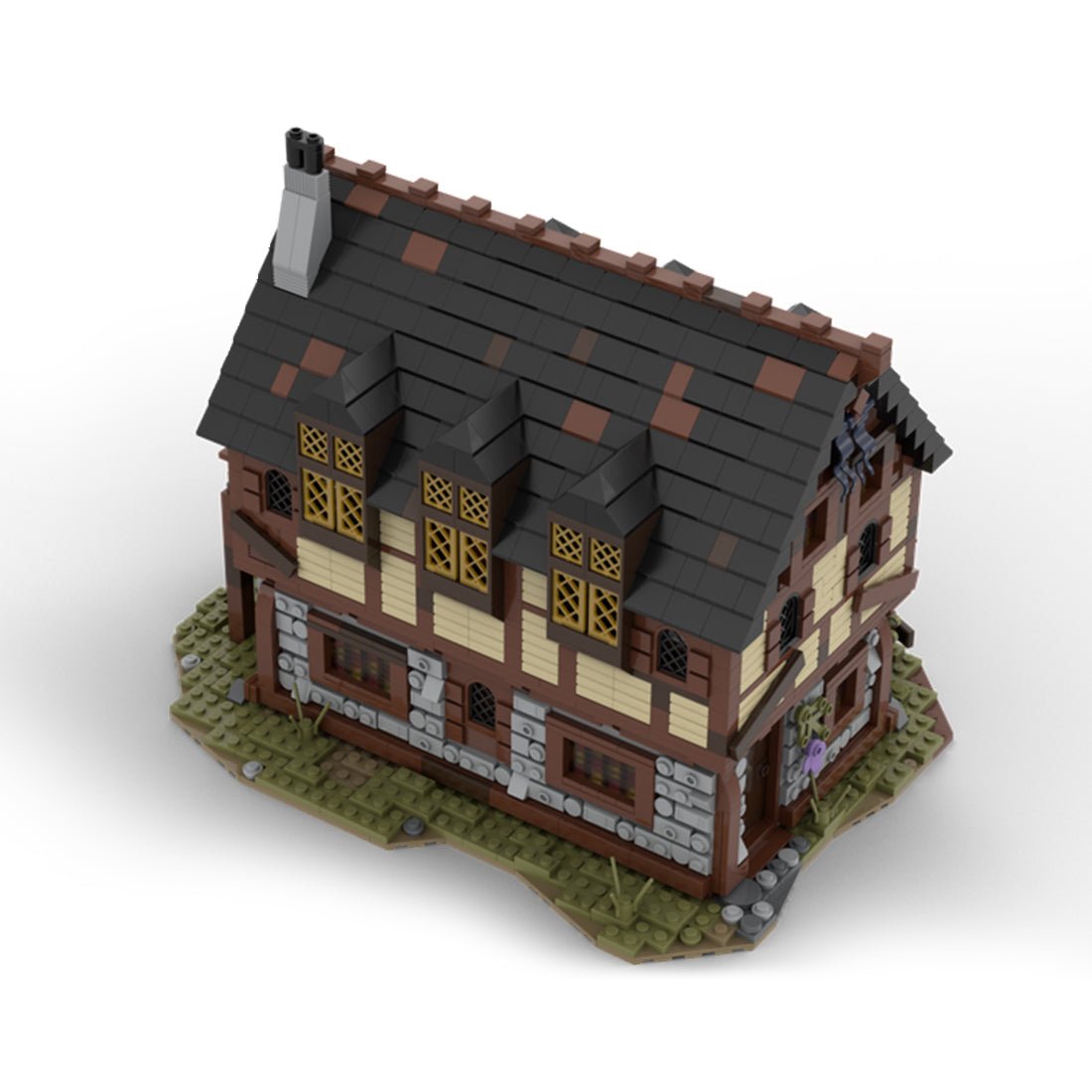 MOC - 114686 Medieval Merchant's House and Farm - LesDiy - 