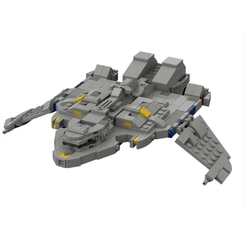 MOC - 114838 Maquis Raider Space Warship Building Blocks - LesDiy - 