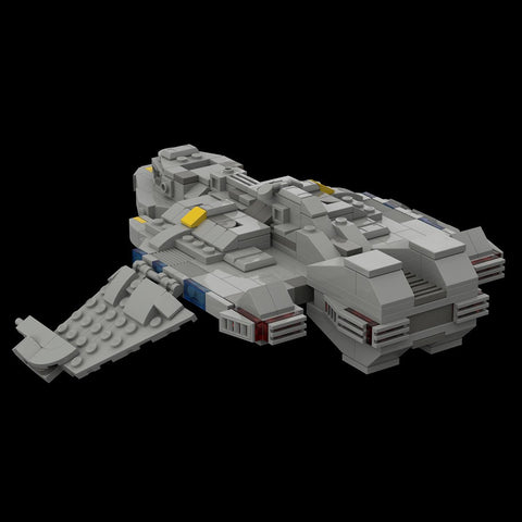 MOC - 114838 Maquis Raider Space Warship Building Blocks - LesDiy - 